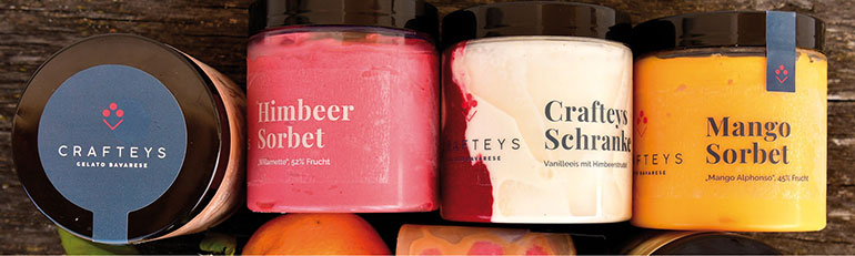 Crafteys in verschiedenen Sorten
