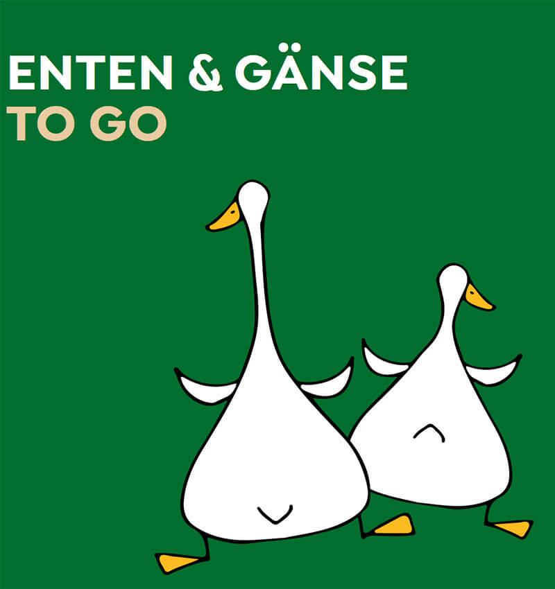 Enten und Gänse to go.