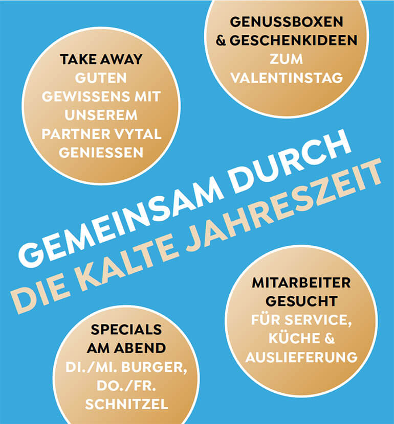 Gemeinsam durch die kalte Jahreszeit - Newsletter 01/20223