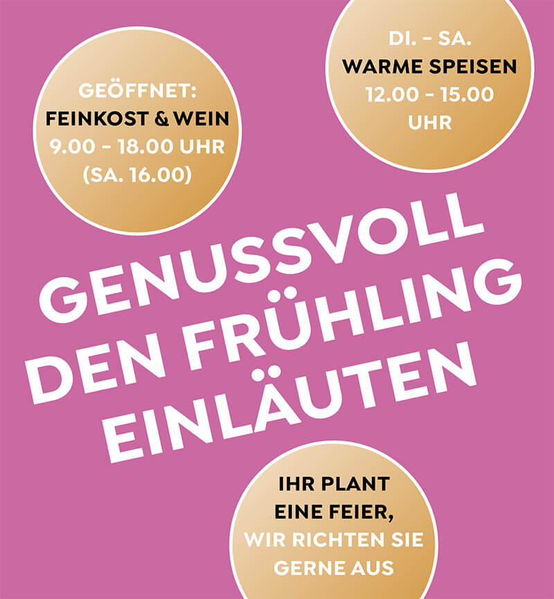 Genussvoll den Frühling einläuten